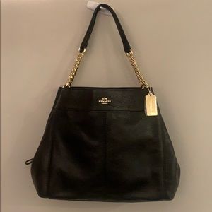 NWT Coach Lexy Black Leather Purse F22210